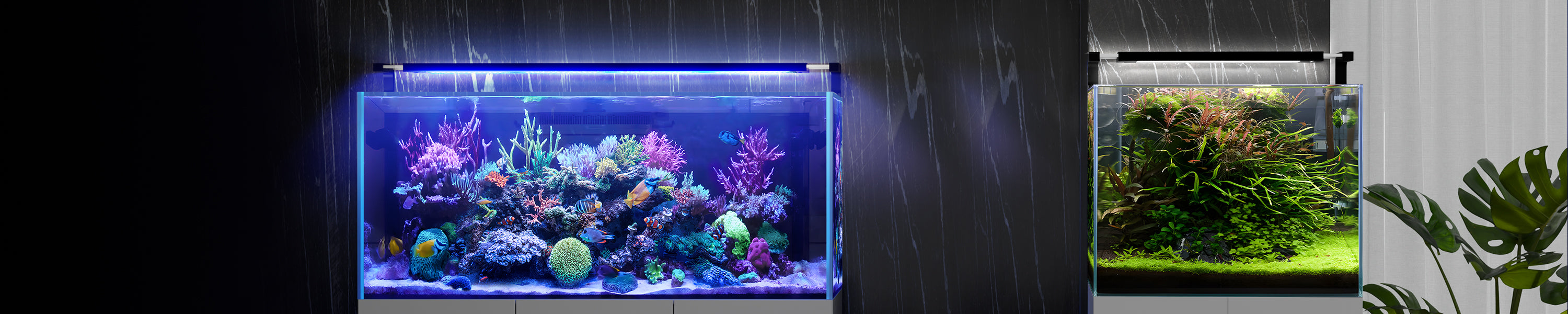 App-Controlled Full Spectrum LED Aquarium Light