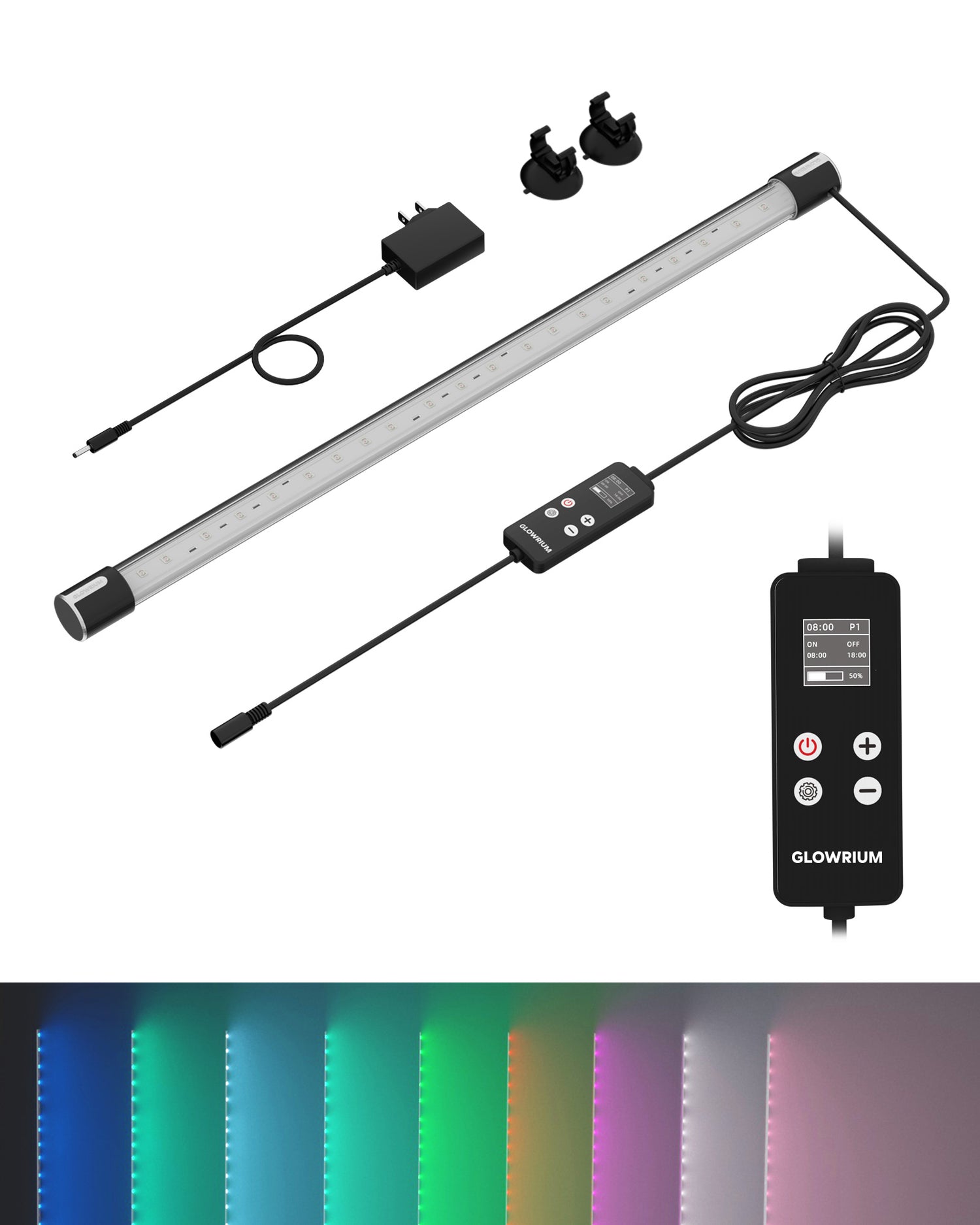 GLOWRIUM®Aquarium Lights IP68 Underwater LED Full Spectrum Aquarium Lights-A4