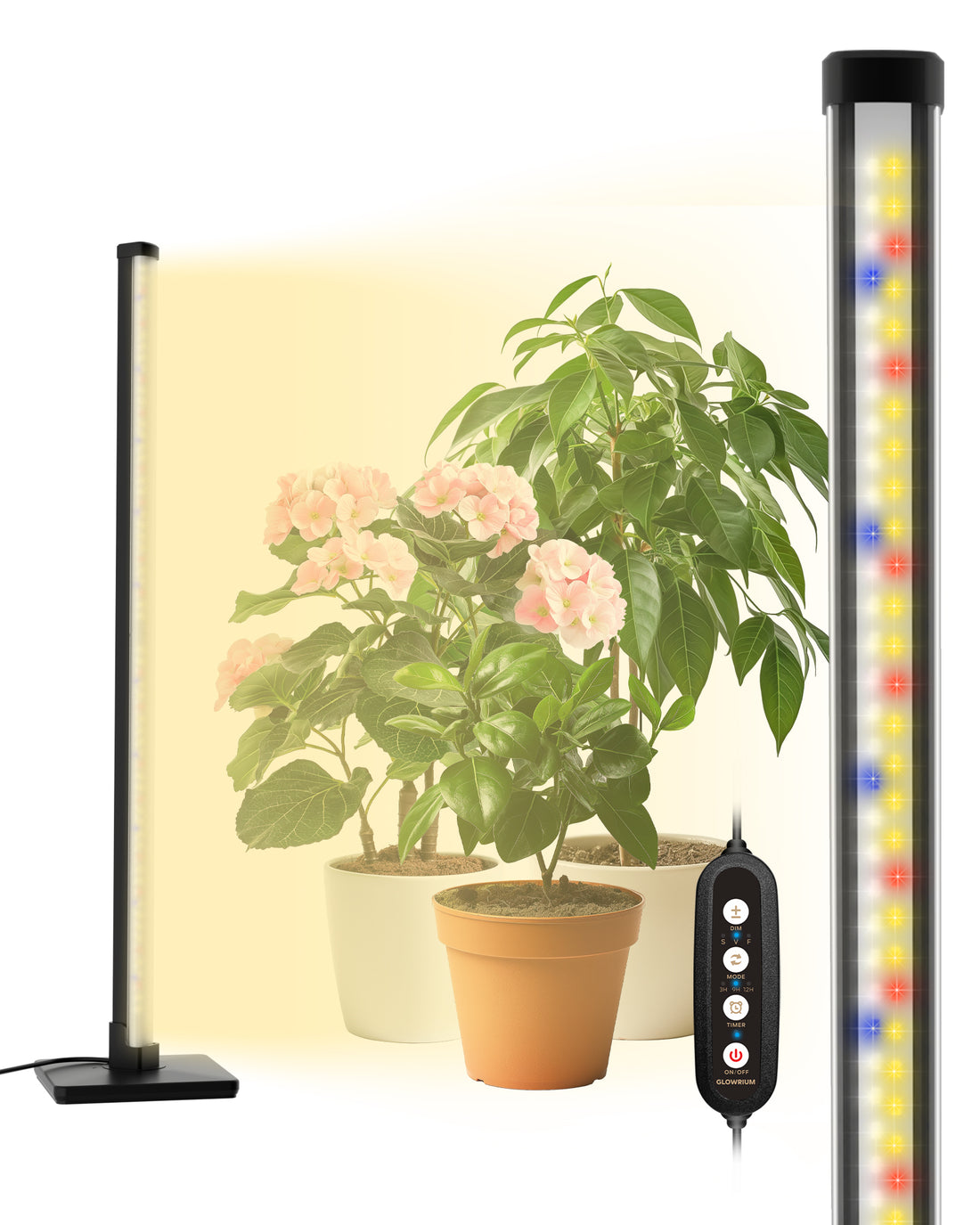 Full Spectrum Plant Grow Lights 20W(30 in) Hanging and Standing Auto-Timer Wide Area Coverage in Indoor Plants-G3