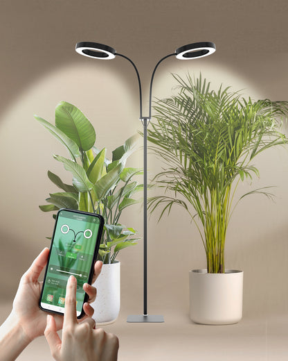 GLOWRIUM®Full Spectrum Indoor Plant Grow Light Bluetooth With 32.8 ft Control Distance